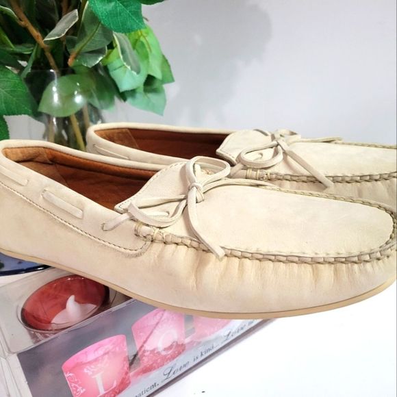 NEW MENS FRYE BOAT SHOES / DRIVING SHOES MOCCASINS. 9D W main image 14
